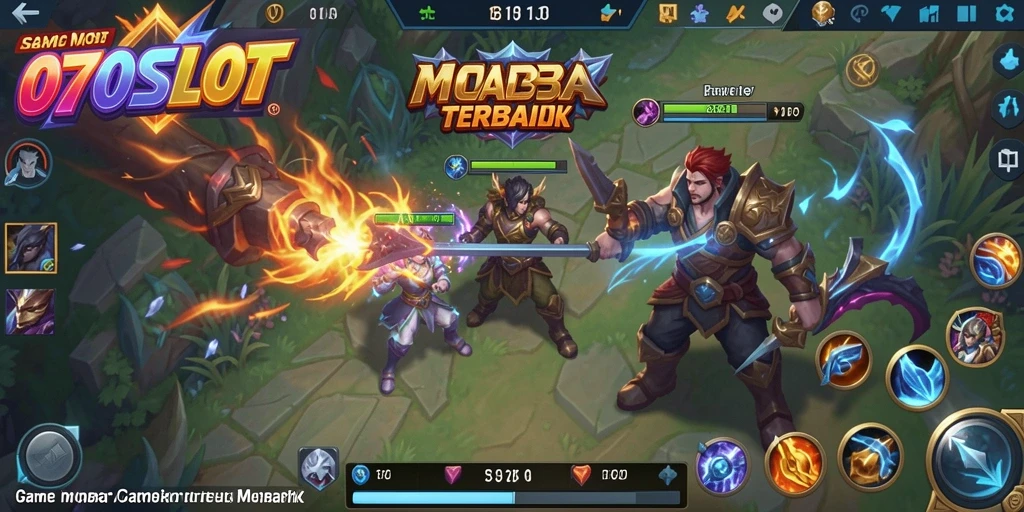Tampilan utama gameplay 070SLOT yang intens dan kompetitif.