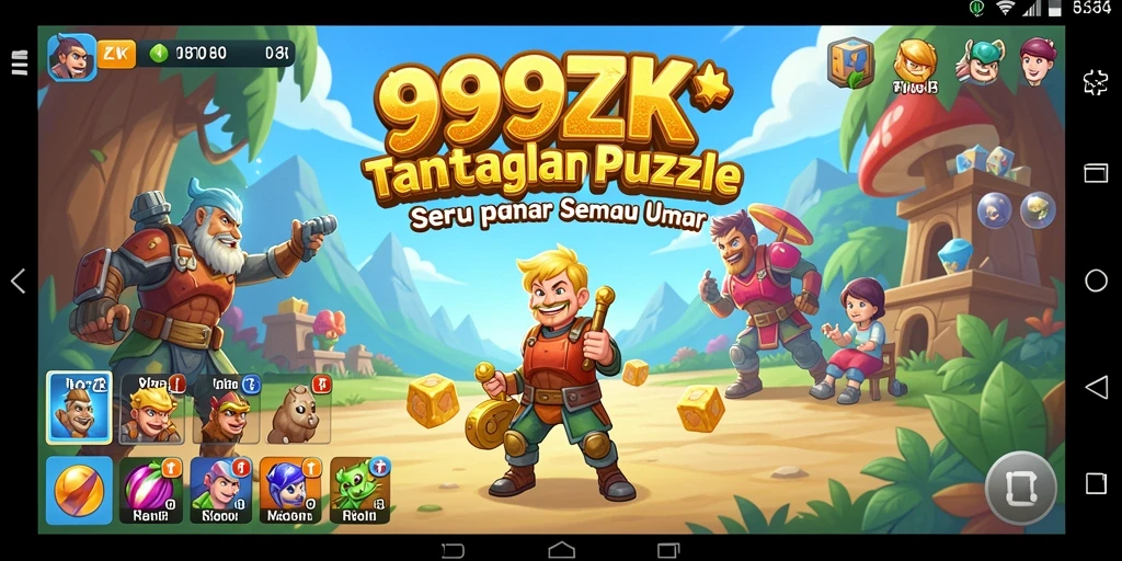 Tampilan gameplay seru di 999ZK yang memacu adrenalin.