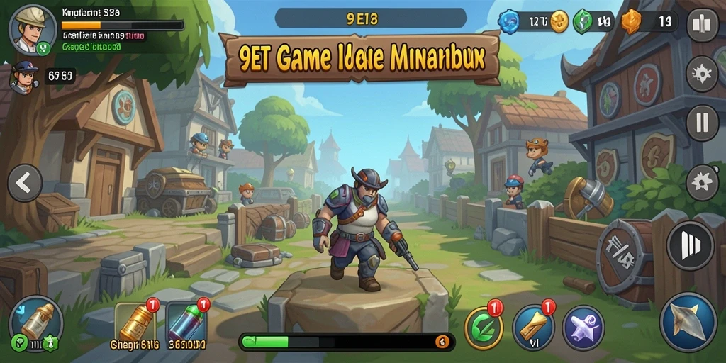 Tampilan gameplay yang mengasyikan dan adiktif dari 9ET.