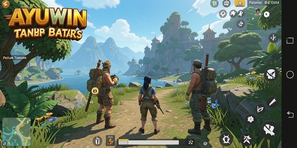 Tampilan menarik dari gameplay AYUWIN yang menawarkan kebebasan berpetualang.