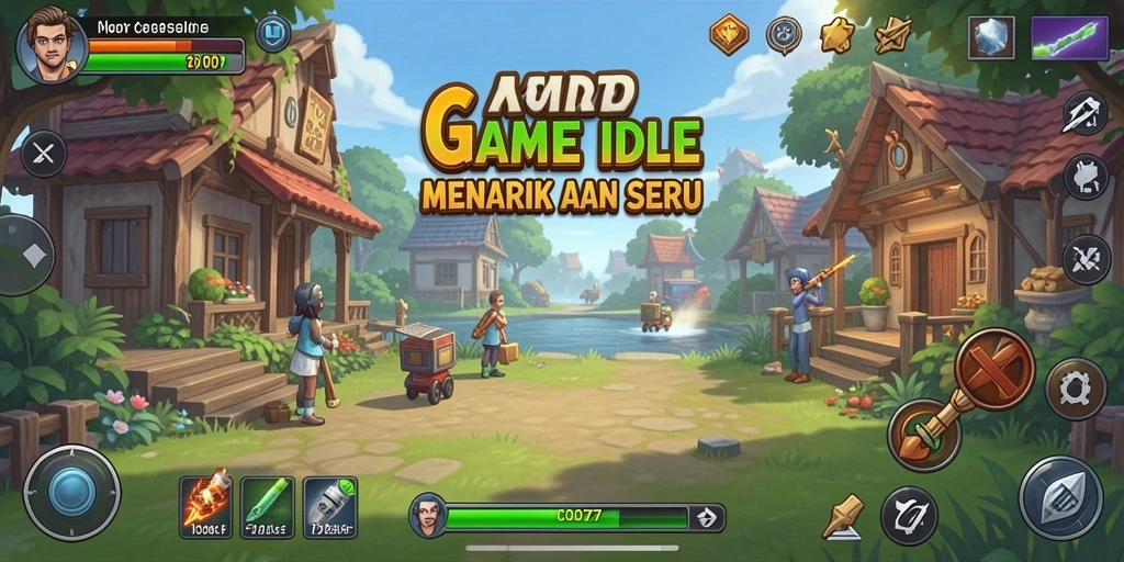 Tampilan gameplay C0077 yang mengasyikkan dan penuh warna.