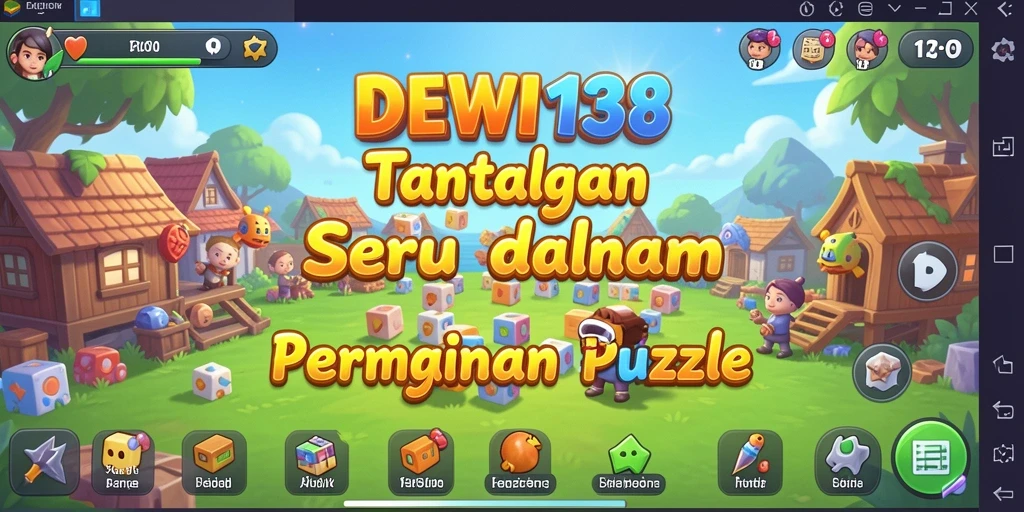 Screenshot DEWI138 menunjukkan gameplay seru dengan teka-teki menantang.