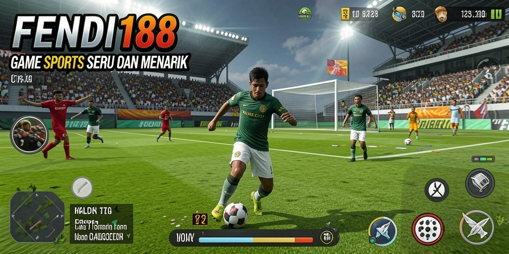 Tangkapan layar gameplay seru di FENDI188 dengan aksi olahraga nyata.
