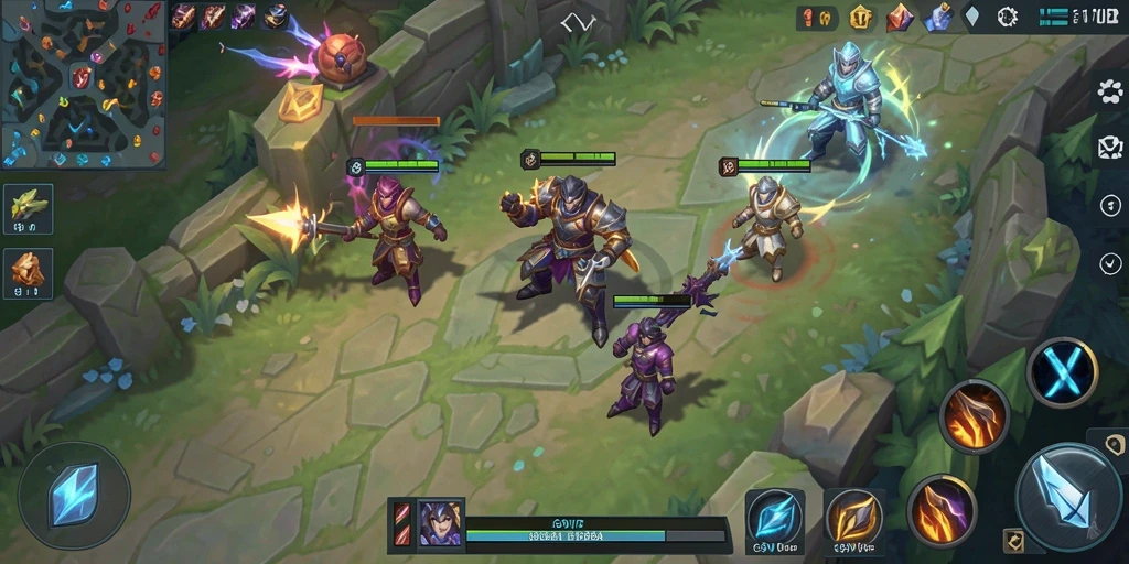 Gameplay seru dan mendebarkan dalam G9VIP MOBA.