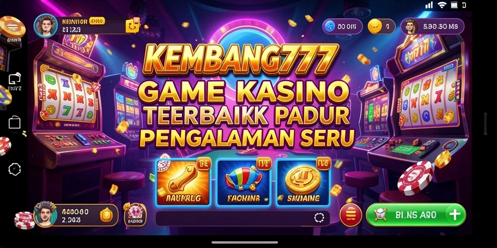 Tampilan menarik dari gameplay Kasino KEMBANG777 yang mengasyikkan.