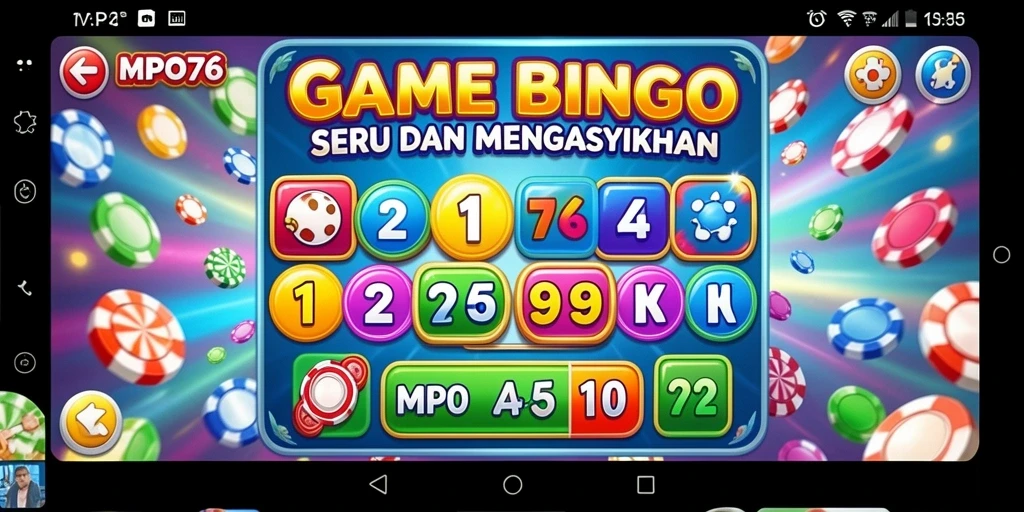 Tampilan menarik dari gameplay Bingo MPO76 yang seru dan interaktif.