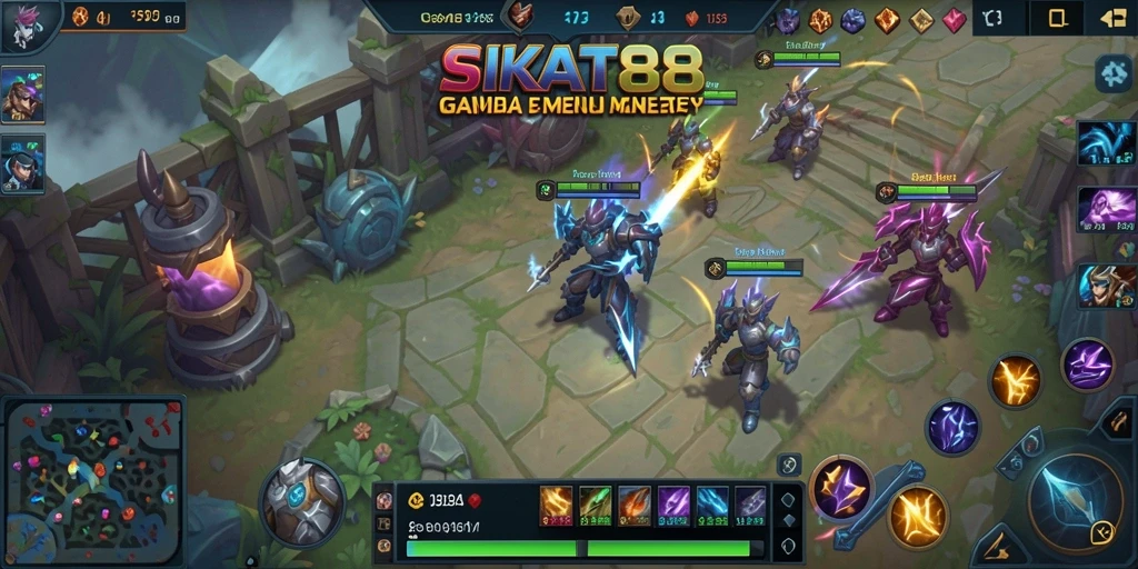 Gameplay seru dan mendebarkan dari SIKAT88 di arena pertempuran.