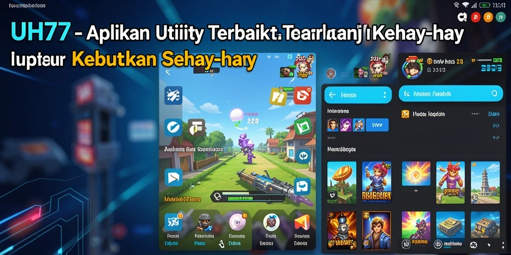 Screenshot UH77 menunjukkan tampilan antarmuka yang intuitif dan mudah digunakan.