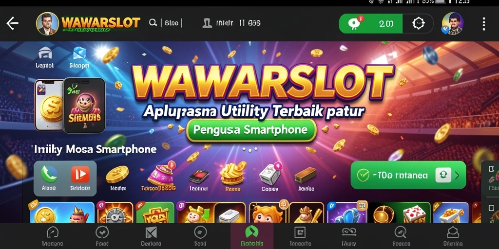 Screenshot utama WAWARSLOT yang menampilkan antarmuka intuitif.